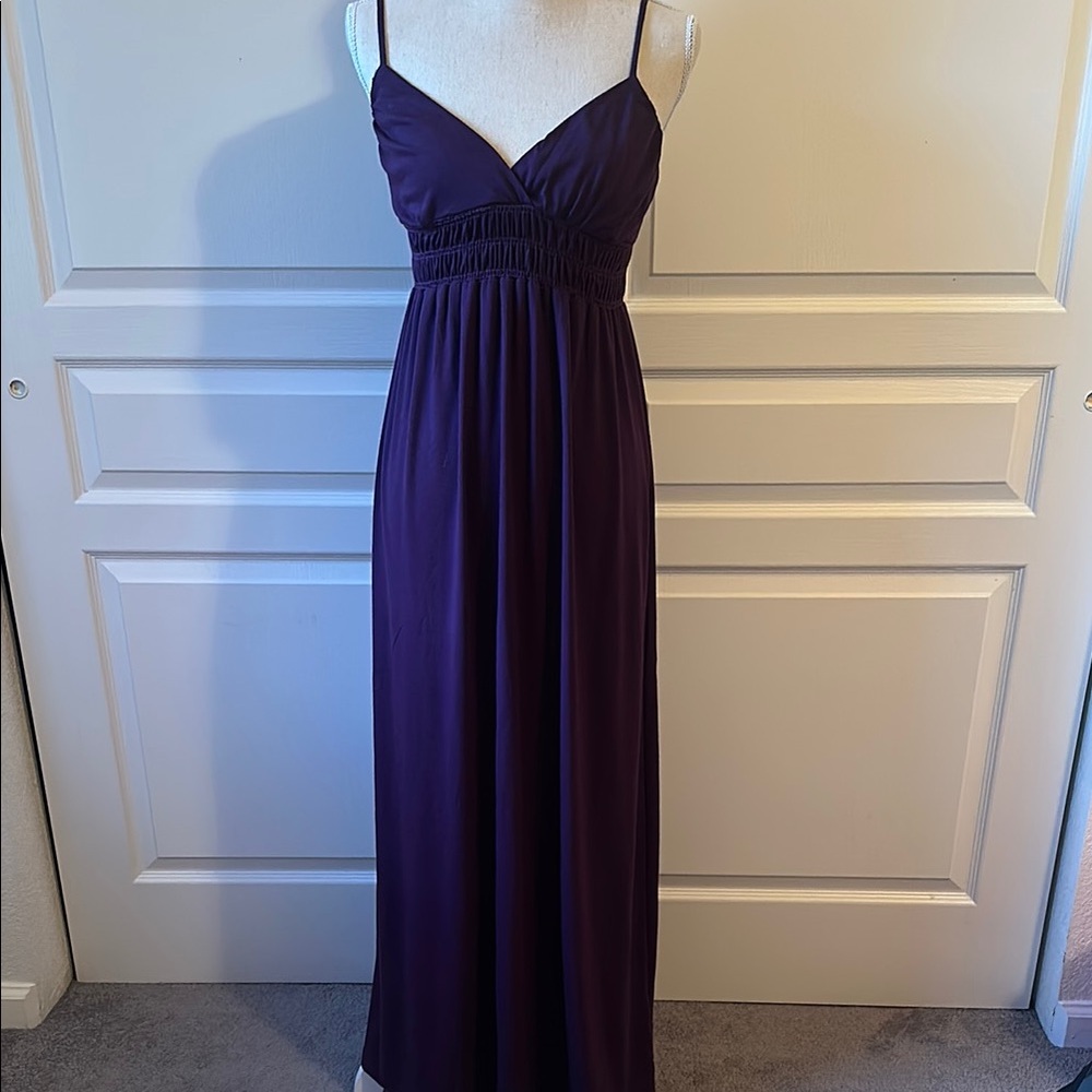 Elegant Purple Maxi Dress